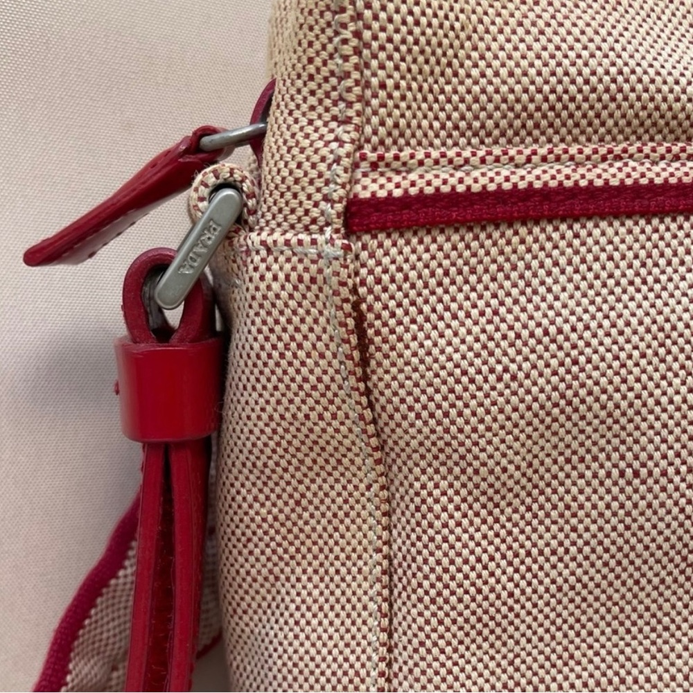 Authentic Y2K Prada Canapa BiColor Crossbody with dust bag and Auth. Card - Picture 11 of 16